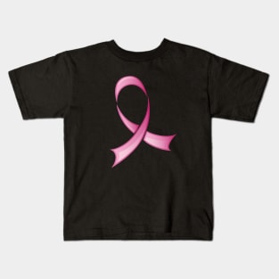 Abstract pink ribbon Kids T-Shirt